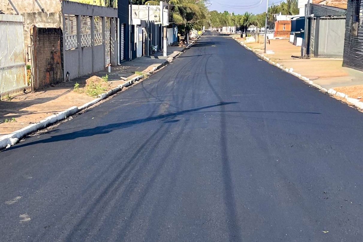 Recapeamento asfáltico no Jardim Maringá entra na reta final